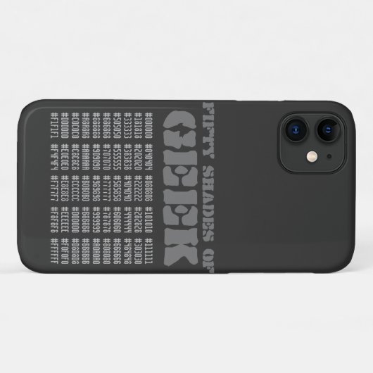 Fifty Shades of Geek Case-Mate iPhone Case (Achterkant (horizontaal))