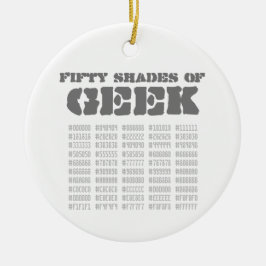 Fifty Shades of Geek Keramisch Ornament