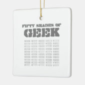 Fifty Shades of Geek Keramisch Ornament (Links)