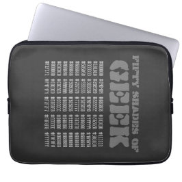 Fifty Shades of Geek Laptop Sleeve