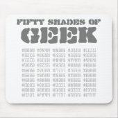 Fifty Shades of Geek Muismat (Voorkant)