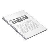 Fifty Shades of Geek Notitieboek (Rechterzijde)