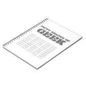 Fifty Shades of Geek Notitieboek (Linkerzijde)