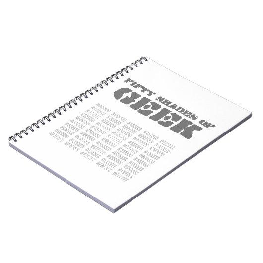 Fifty Shades of Geek Notitieboek (Linkerzijde)