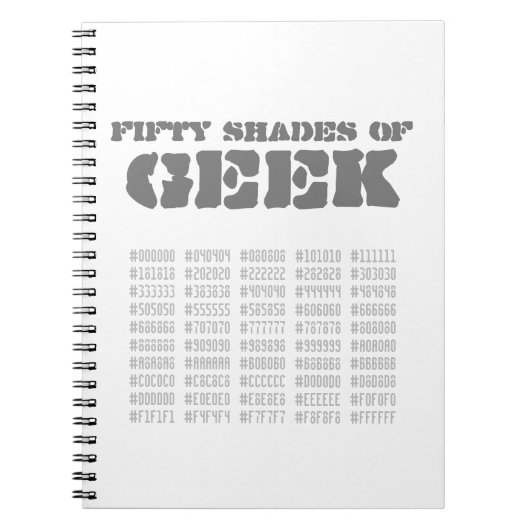 Fifty Shades of Geek Notitieboek (Voorkant)