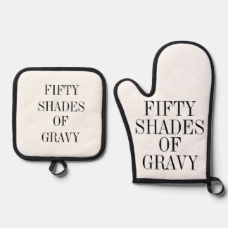 Fifty Shades of Gravy Shirt Ovenwant & Pannenlap Set