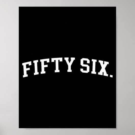 Fifty Six  Poster (Voorkant)