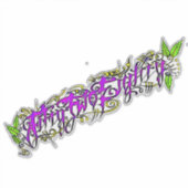 Fifty Two Eighty Filigree Lettertype Sticker (Voorkant)