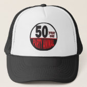 Fifty Year Old Party Animal | 50th Birthday Trucker Pet (Voorkant)