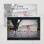 Fiftylissens bruiloft RSVP (Voorkant / Achterkant)