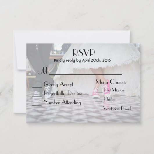 Fiftylissens bruiloft RSVP (Achterkant)