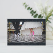 Fiftylissens bruiloft RSVP (Staand voorkant)