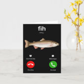 Fig Bellen Herinnering Me Bericht Weigeren Telefoo Kaart (Gele Bloem)