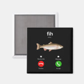 Fig Bellen Herinnering Me Bericht Weigeren Telefoo Magneet (Voorkant / Achterkant)