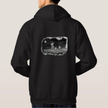 Fig & Blinky Kerkhof Zwarte Hoodie