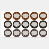 Fig, Blinky & Mushroom sticker vel labels (Vel)