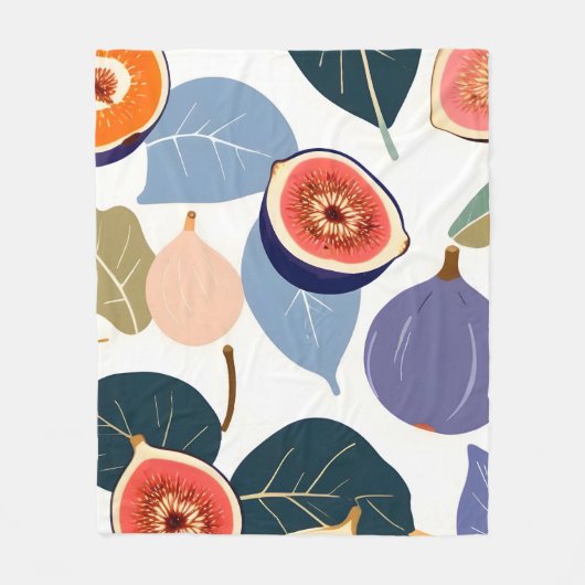 Fig Bohème Fleece Deken (Voorkant)