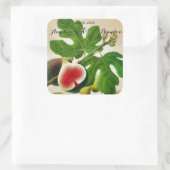 Fig boomgaard bruiloft Vierkante Sticker (Tas)