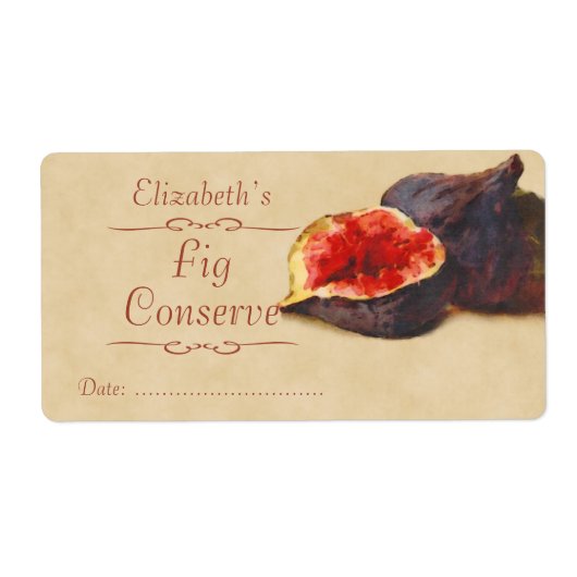 Fig Canning label (Voorkant)