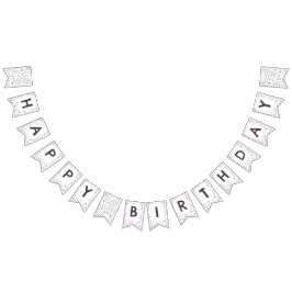 Fig Confetti Waterverf Stippen Bunting Flag Vlaggetjes