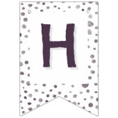 Fig Confetti Waterverf Stippen Bunting Flag Vlaggetjes (Tweede vlag)