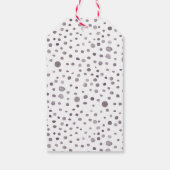 Fig Confetti Waterverf Stippen Gift Label Cadeaulabel (Achterkant)