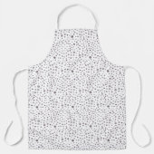 Fig Confetti Waterverf Stippen Keuken Schort (Voorkant)