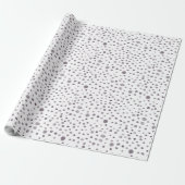 Fig Confetti Waterverf Stippen Wrapping Paper Cadeaupapier (Uitgerold)
