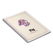 Fig de Draak Spiraal Notebook Notitieboek (Rechterzijde)