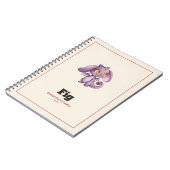 Fig de Draak Spiraal Notebook Notitieboek (Linkerzijde)