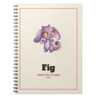 Fig de Draak Spiraal Notebook Notitieboek