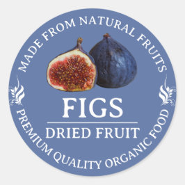 Fig Dried Fruit Custom Label Sticker