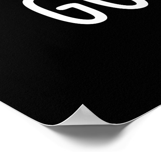 Fig Fig Fruit Pun Dark BG Poster (Hoek)