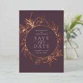 Fig | Florence Folie Save the Date Card Uitnodiging (Staand Voorkant)