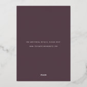 Fig | Florence Folie Save the Date Card Uitnodiging (Achterkant)