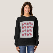 Fig Fruit Tekening Keuken Nook Print Decor Gift Trui (Voorkant volledig)