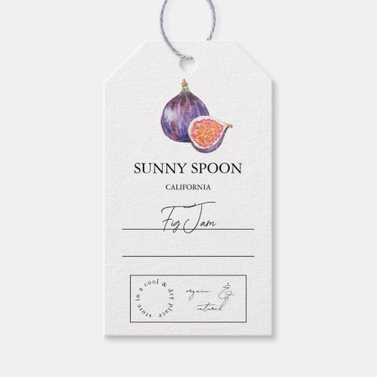 Fig Hang-Label Cadeaulabel (Voorkant)