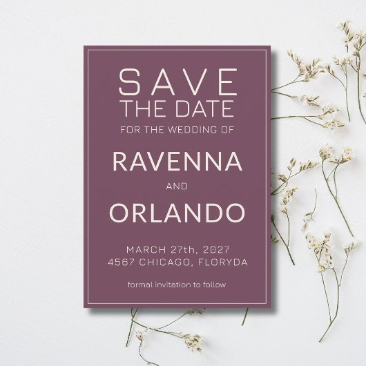 Fig Ivoor Oud Geld Modern Huwelijk Save The Date