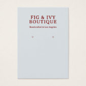 Fig & Ivy Earring Display Kaart (Voorkant)