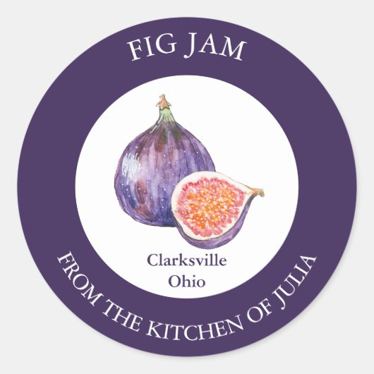 Fig Jam Label (Voorkant)