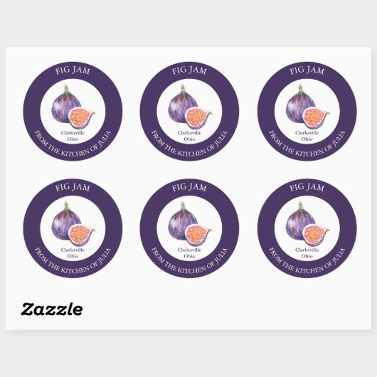 Fig Jam Label (Vel)