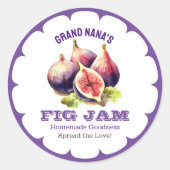 Fig Jam Label Behoud (Voorkant)