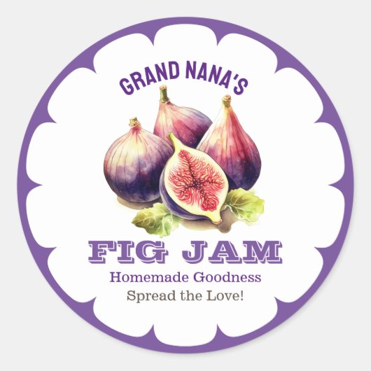 Fig Jam  Label Behoud (Voorkant)
