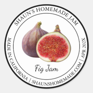 Fig Jam Modern label