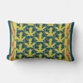 Fig Leaves op een lumbar Pillow Kussen