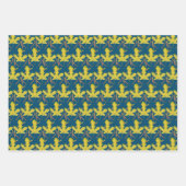 Fig Leaves op een wikkelpapier Set Inpakpapier Vel (Voorkant 3)