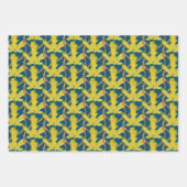 Fig Leaves op een wikkelpapier Set Inpakpapier Vel (Voorkant 2)