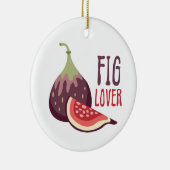 Fig Lover Keramisch Ornament (Rechts)