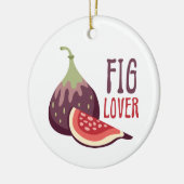 Fig Lover Keramisch Ornament (Links)