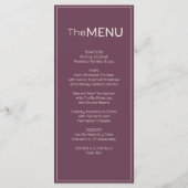 Fig Old Money Trouwmenu Bedankbrief Programmakaart (Achterkant)